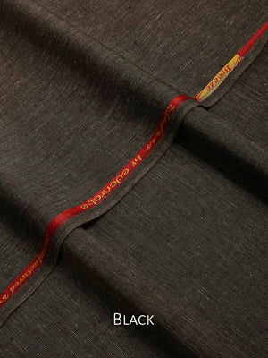 Safeer by edenrobe Men’s Blended Fabric For Winter Breeze Black - FaisalFabrics.pk