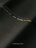 Safeer by edenrobe Men’s Blended Fabric For Winter Intense Charcoal Grey - FaisalFabrics.pk