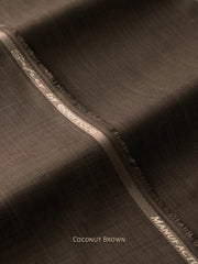 Safeer by edenrobe Embroidered Blended Fabric For Winter Merino Coconut Brown - FaisalFabrics.pk