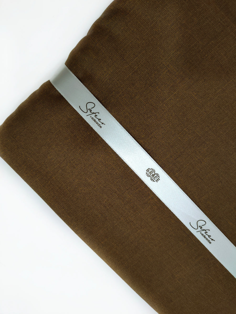 Safeer by edenrobe Men’s Blended Fabric For Winter Glee Dark Mustard - FaisalFabrics.pk