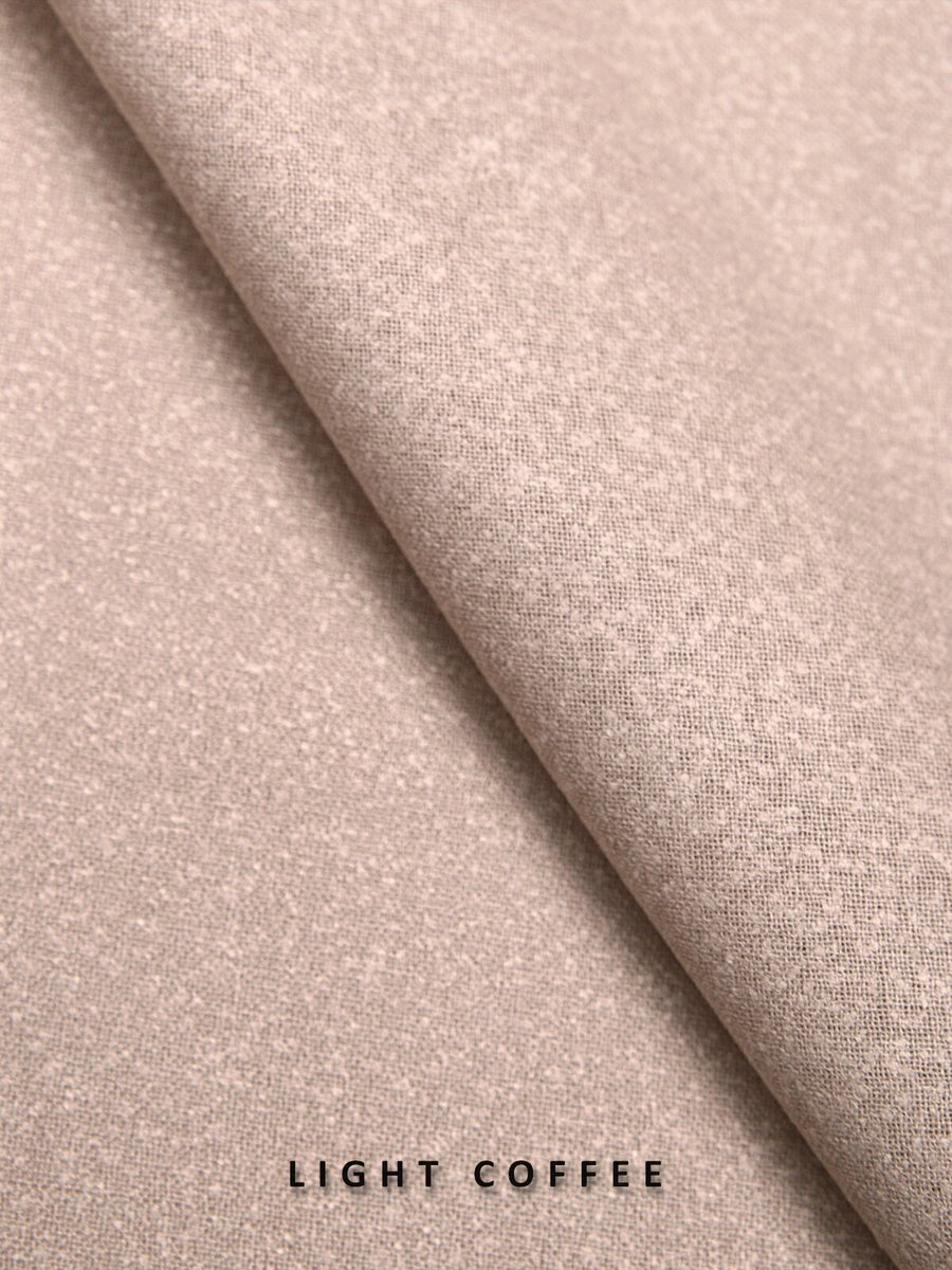 Safeer by edenrobe Men's Blended Fabric For Summer Truth Light Cofee - FaisalFabrics.pk