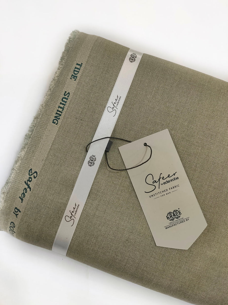 Safeer by edenrobe Tide Sage Men's Blended Fabric For Winter - FaisalFabrics.pk