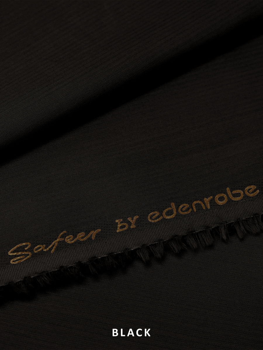 Safeer by edenrobe American Cotton for Men Pacific Black - FaisalFabrics.pk