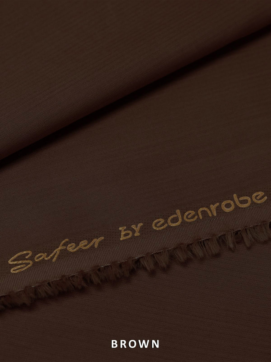 Safeer by edenrobe American Cotton for Men Pacific Brown - FaisalFabrics.pk