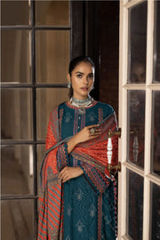 ZOYA by LALA Embroidered Woolen Unstitched 3Pc Suit D-03 ENIGMA