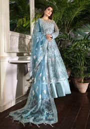 Elaf Celebrations Luxury Handwork Unstitched Suit EOC-10 Royal Turquoise