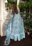 Elaf Celebrations Luxury Handwork Unstitched Suit EOC-10 Royal Turquoise