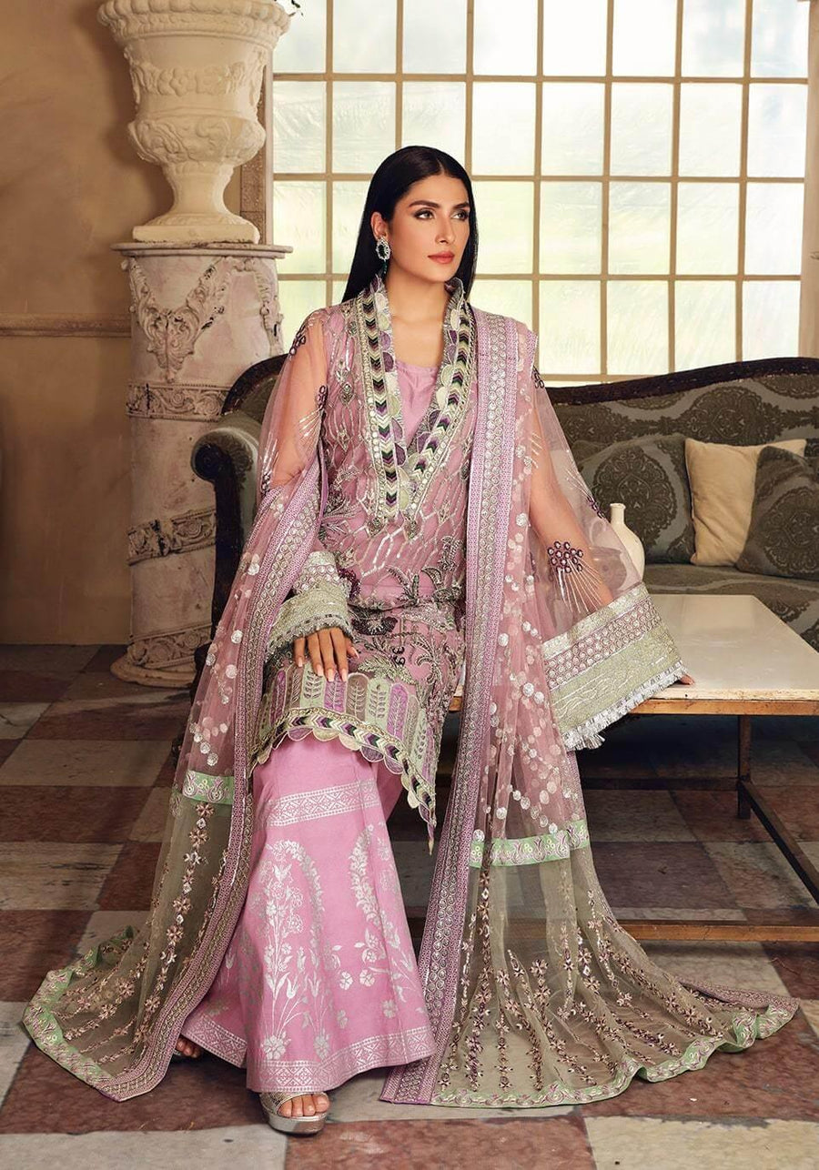 Celebrations by Elaf Luxury Formal Handwork Unstitched 3pc Suit EPC-1 Bouquet - FaisalFabrics.pk