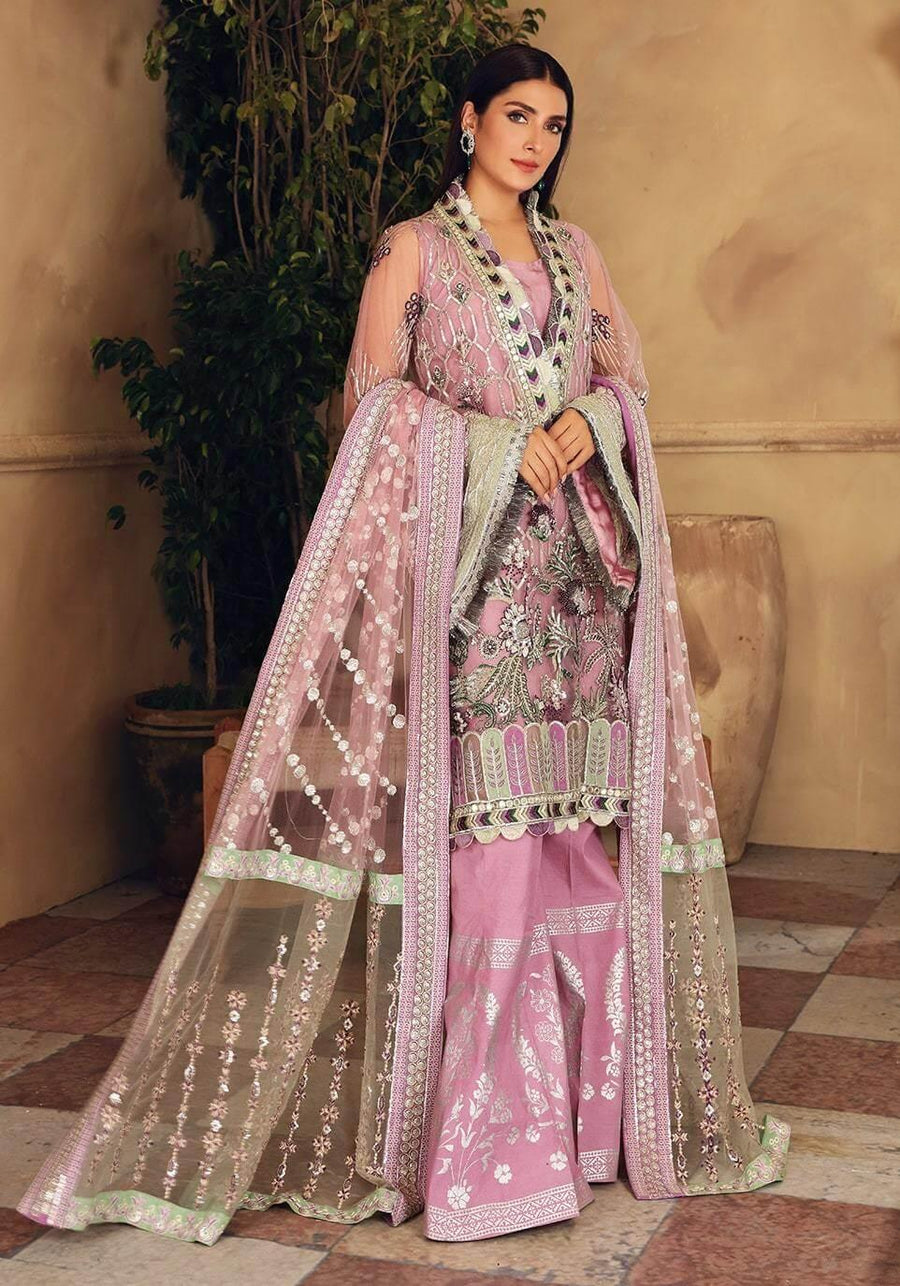 Celebrations by Elaf Luxury Formal Handwork Unstitched 3pc Suit EPC-1 Bouquet - FaisalFabrics.pk