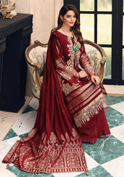 Elaf Premium Festive Chikankari Lawn 2021 Unstitched 3pc Suit EPF-08 - FaisalFabrics.pk