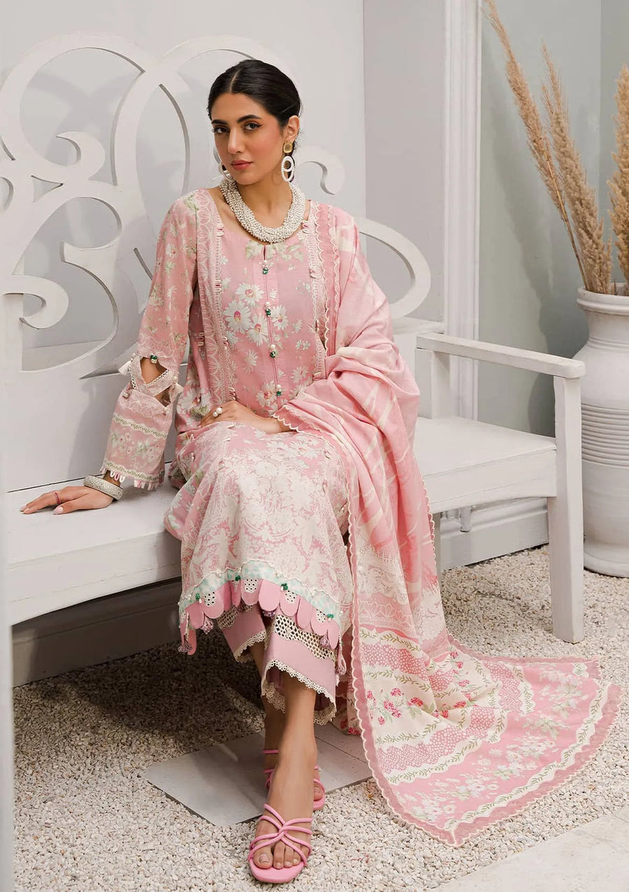 ELAF Premium Prints Lawn Unstitched 3 Piece Suit EPP-01A