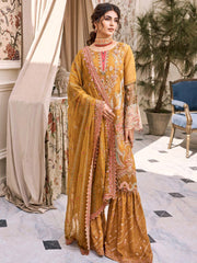 Eshaal by Emaan Adeel Embroidered Organza Unstitched 3Pc Suit ESH-02