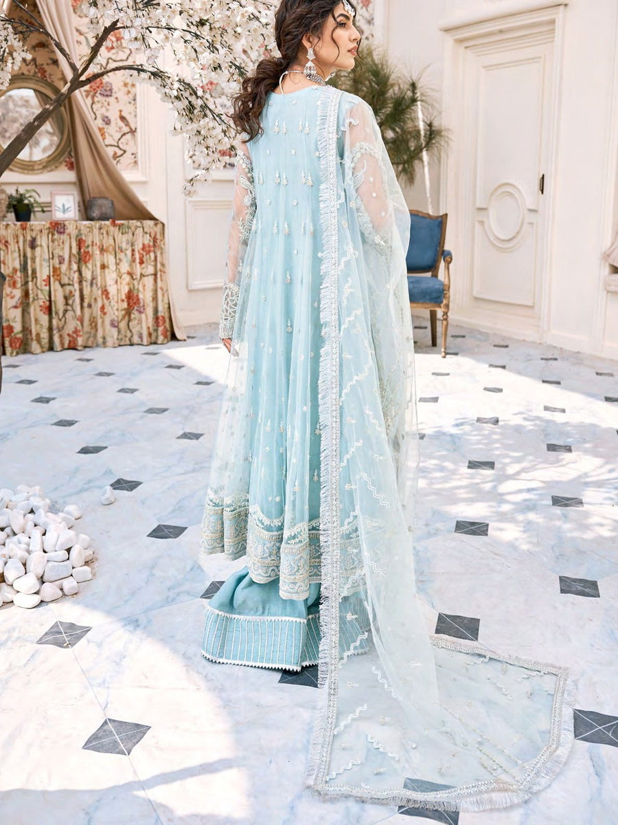 Eshaal by Emaan Adeel Embroidered Net Unstitched 3Pc Suit ESH-03