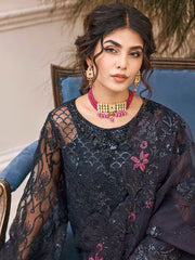 Eshaal by Emaan Adeel Embroidered Organza Unstitched 3Pc Suit ESH-05