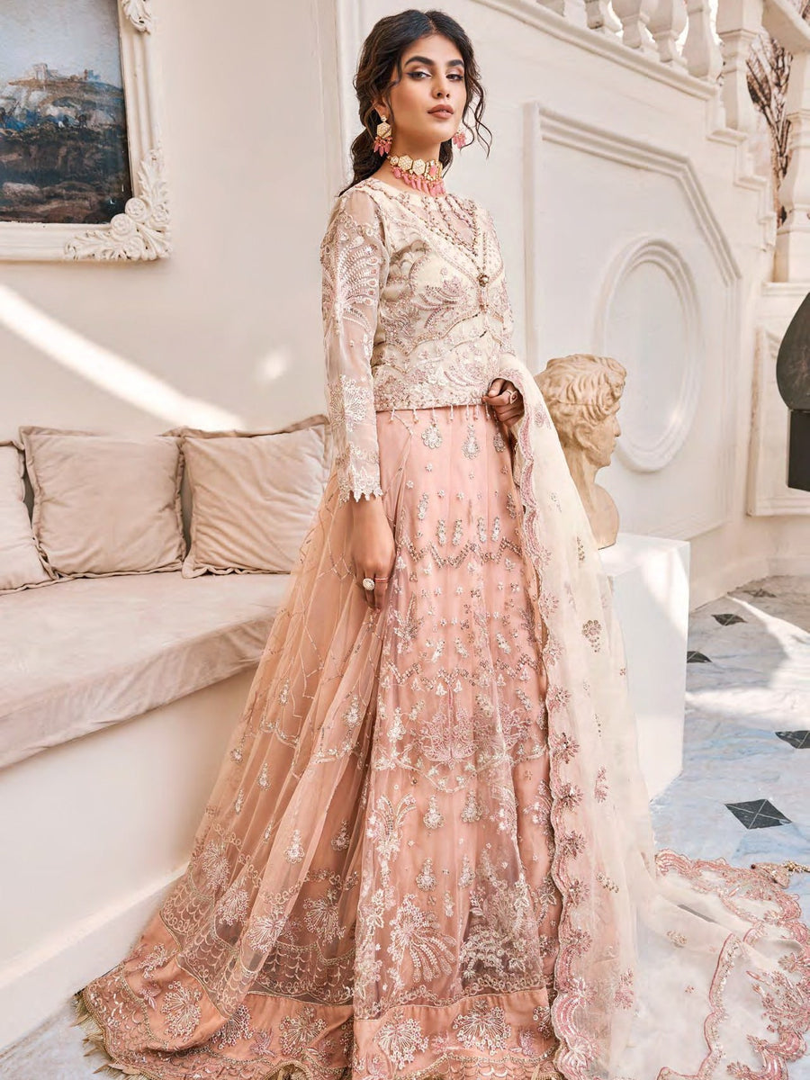 Eshaal by Emaan Adeel Embroidered Organza Unstitched 3Pc Suit ESH-07