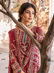 Eshaal by Emaan Adeel Embroidered Chiffon Unstitched 3Pc Suit ESH-08