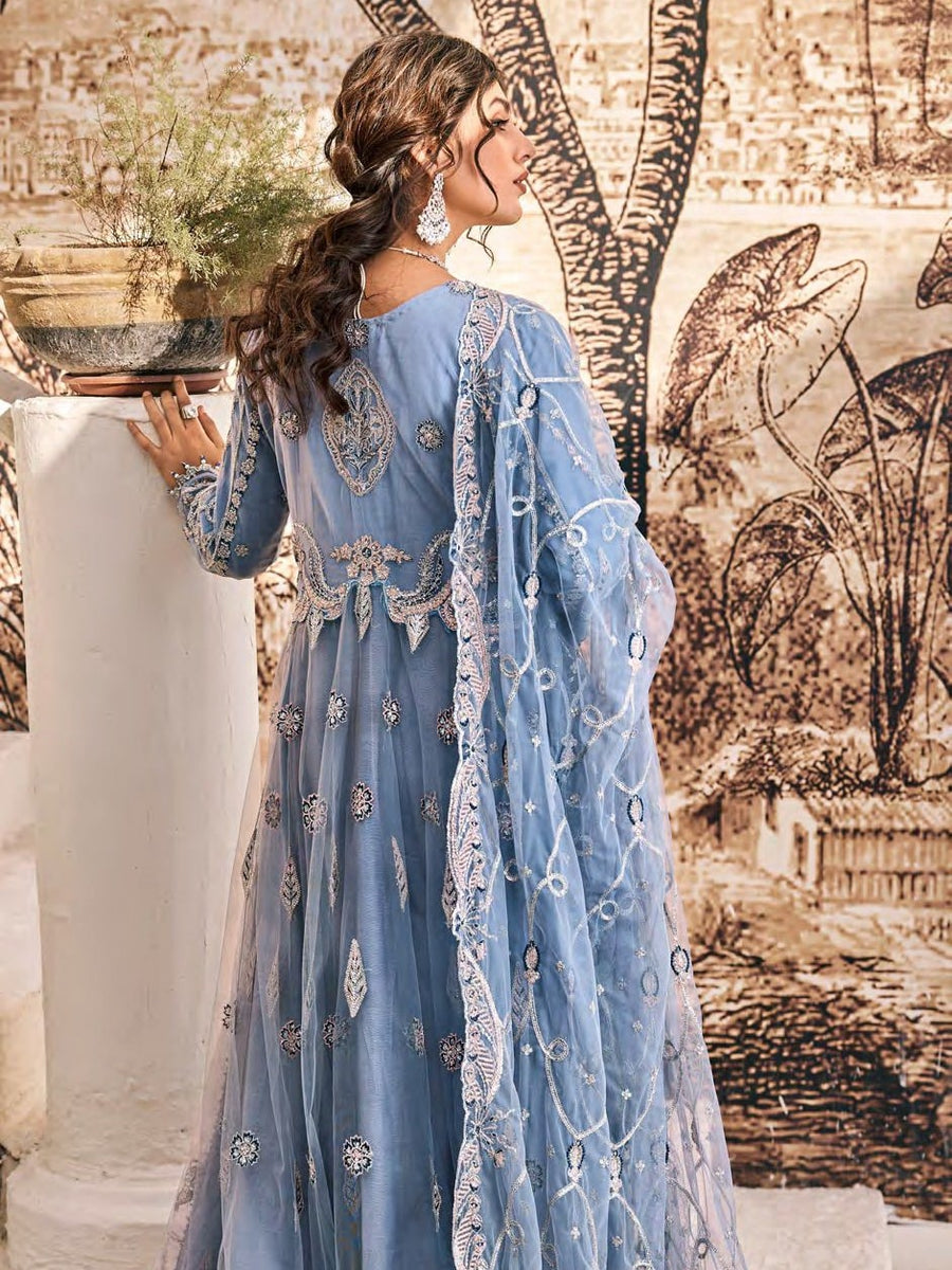 Eshaal by Emaan Adeel Embroidered Net Unstitched 3Pc Suit ESH-10