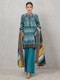edenrobe Allure Khaddar Unstitched Printed 3pc Suit EWU20A10-20290