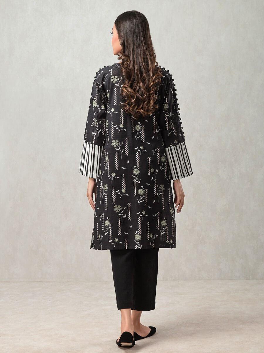 edenrobe Allure Khaddar Unstitched Print Suit EWU20A10-20311 - 2 Piece - FaisalFabrics.pk