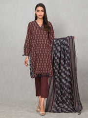edenrobe Allure Khaddar Unstitched Printed 2pc Suit EWU20A10-20330 - FaisalFabrics.pk