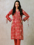 edenrobe Allure Khaddar Unstitched Printed Shirt EWU20A10-20353