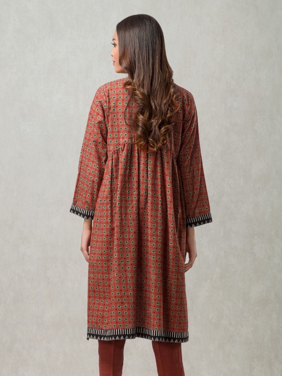 edenrobe Allure Khaddar Unstitched Printed Shirt EWU20A10-20354 - FaisalFabrics.pk