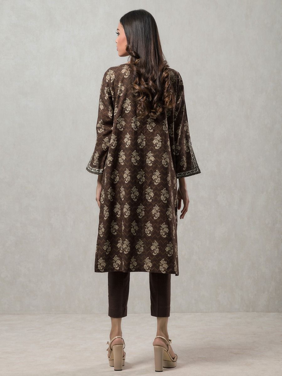 edenrobe Allure Khaddar Unstitched Printed Shirt EWU20A10-20360 - FaisalFabrics.pk
