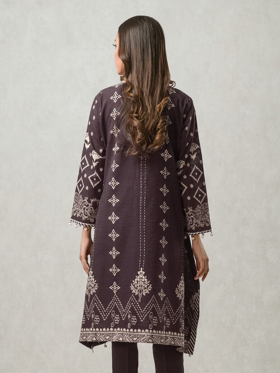 edenrobe Allure Khaddar Unstitched Printed Shirt EWU20A10-20367 - FaisalFabrics.pk