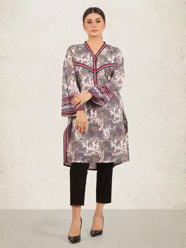 edenrobe Allure Cambric Unstitched Printed 2Pc Suit EWU20A9-20260
