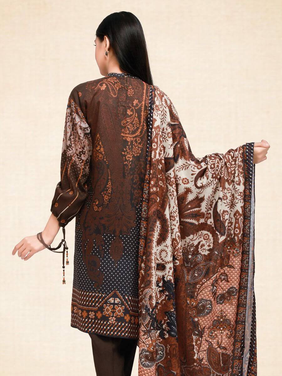 edenrobe Winter Collection Embroidered Viscose Linen 3Pc Suit 20121 - FaisalFabrics.pk