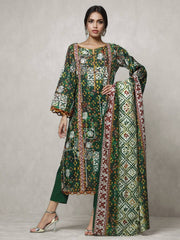 edenrobe Winter Collection Unstitched Printed 3Pc Suit EWU20W12-20162 - FaisalFabrics.pk