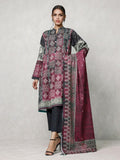 edenrobe Winter Collection Unstitched Printed 3Pc Suit EWU20W12-20169