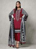 edenrobe Winter Collection Embroidered Khaddar 3pc Suit EWU20W12-20170 - FaisalFabrics.pk