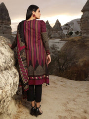 edenrobe Winter Collection Embroidered Khaddar 3pc Suit EWU20W12-20174 - FaisalFabrics.pk