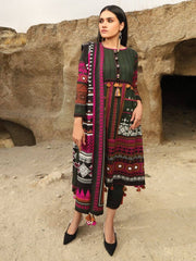 edenrobe Winter Collection Printed Khaddar 3Pc Suit EWU20W12-20176 - FaisalFabrics.pk
