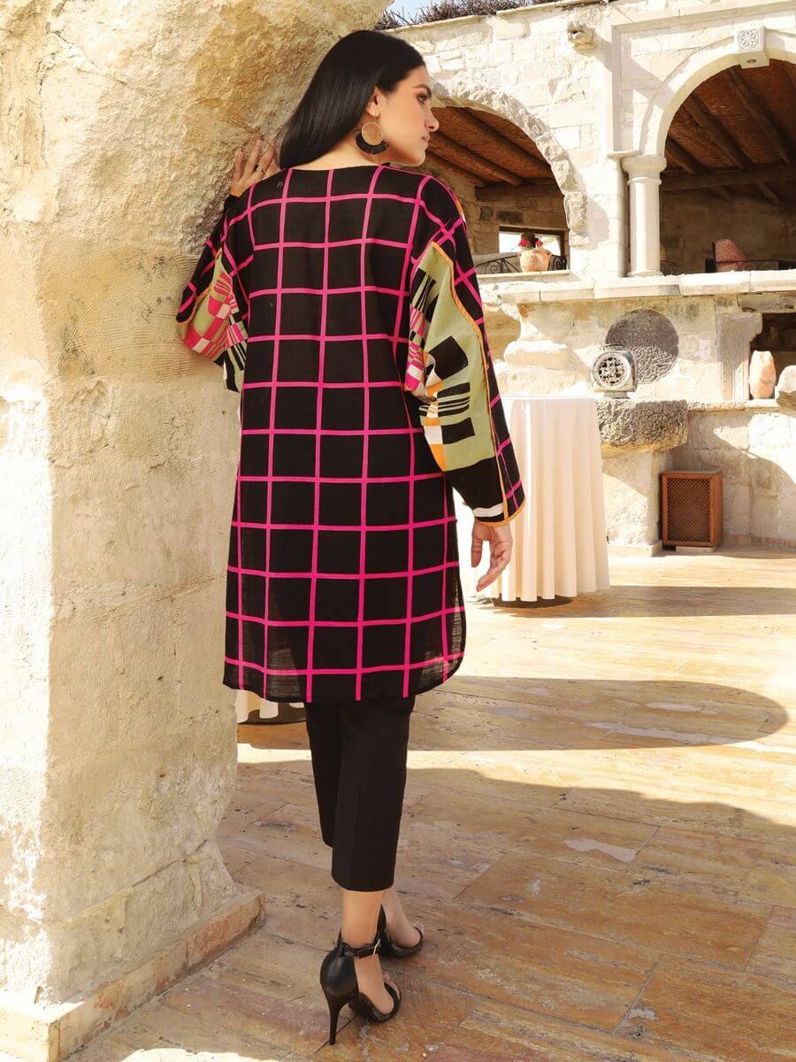 edenrobe Winter Collection Printed Khaddar Shirt EWU20W12-20192 - FaisalFabrics.pk