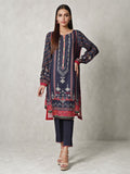 edenrobe Winter Collection Printed Cotton Satin Shirt EWU20W12-20202 - FaisalFabrics.pk