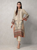 edenrobe Winter Collection Printed Cotton Satin Shirt EWU20W12-20209 - FaisalFabrics.pk
