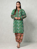 edenrobe Winter Collection Printed Khaddar 2pc Suit EWU20W12-20211 - FaisalFabrics.pk