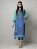 edenrobe Winter Collection Embroidered Khaddar 2pc Suit EWU20W12-20212 - FaisalFabrics.pk