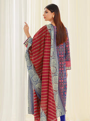 edenrobe Allure Lawn Unstitched 3 Piece Printed Suit EWU21A1-20548 - FaisalFabrics.pk