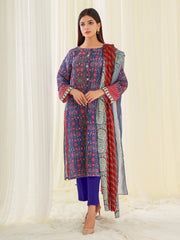 edenrobe Allure Lawn Unstitched 3 Piece Printed Suit EWU21A1-20548 - FaisalFabrics.pk