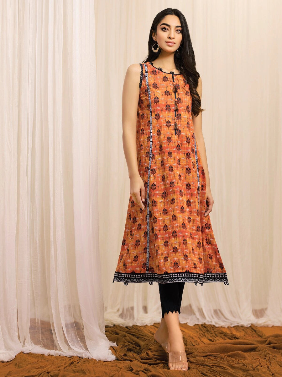 edenrobe Allure Lawn Unstitched 2 Piece Printed Suit EWU21A1-20551 - FaisalFabrics.pk