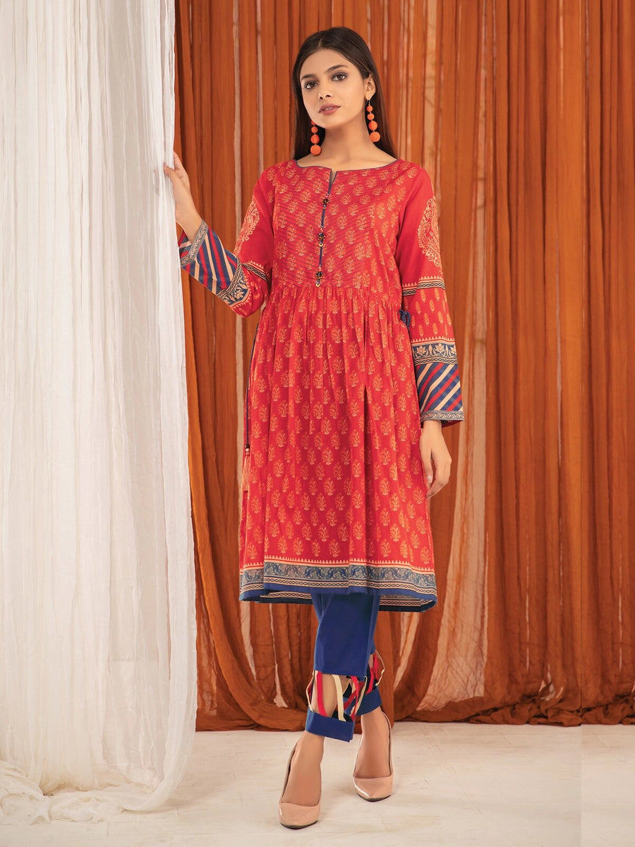 edenrobe Allure Lawn Unstitched 1PCS Printed Shirt EWU21A1-20563 - FaisalFabrics.pk
