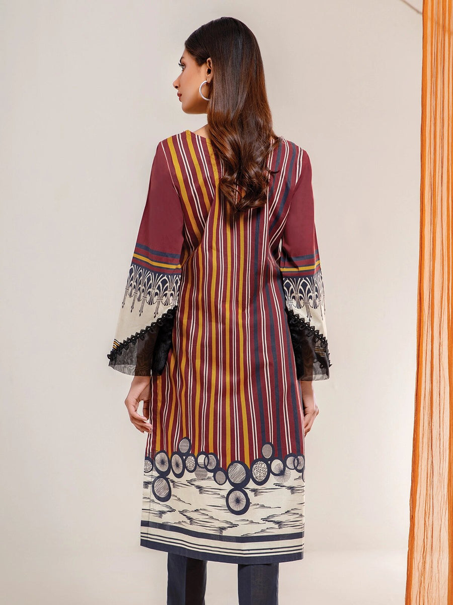 edenrobe Allure Lawn Unstitched 1PCS Printed Shirt EWU21A1-20567 - FaisalFabrics.pk