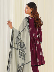 edenrobe Allure Lawn Unstitched 3 Piece Printed Suit EWU21A1-20573 - FaisalFabrics.pk