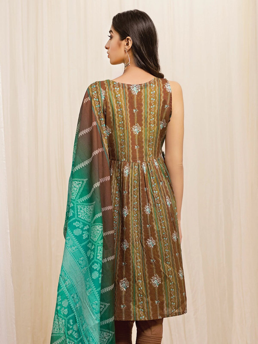 edenrobe Allure Lawn Unstitched 3 Piece Printed Suit EWU21A1-20595 - FaisalFabrics.pk