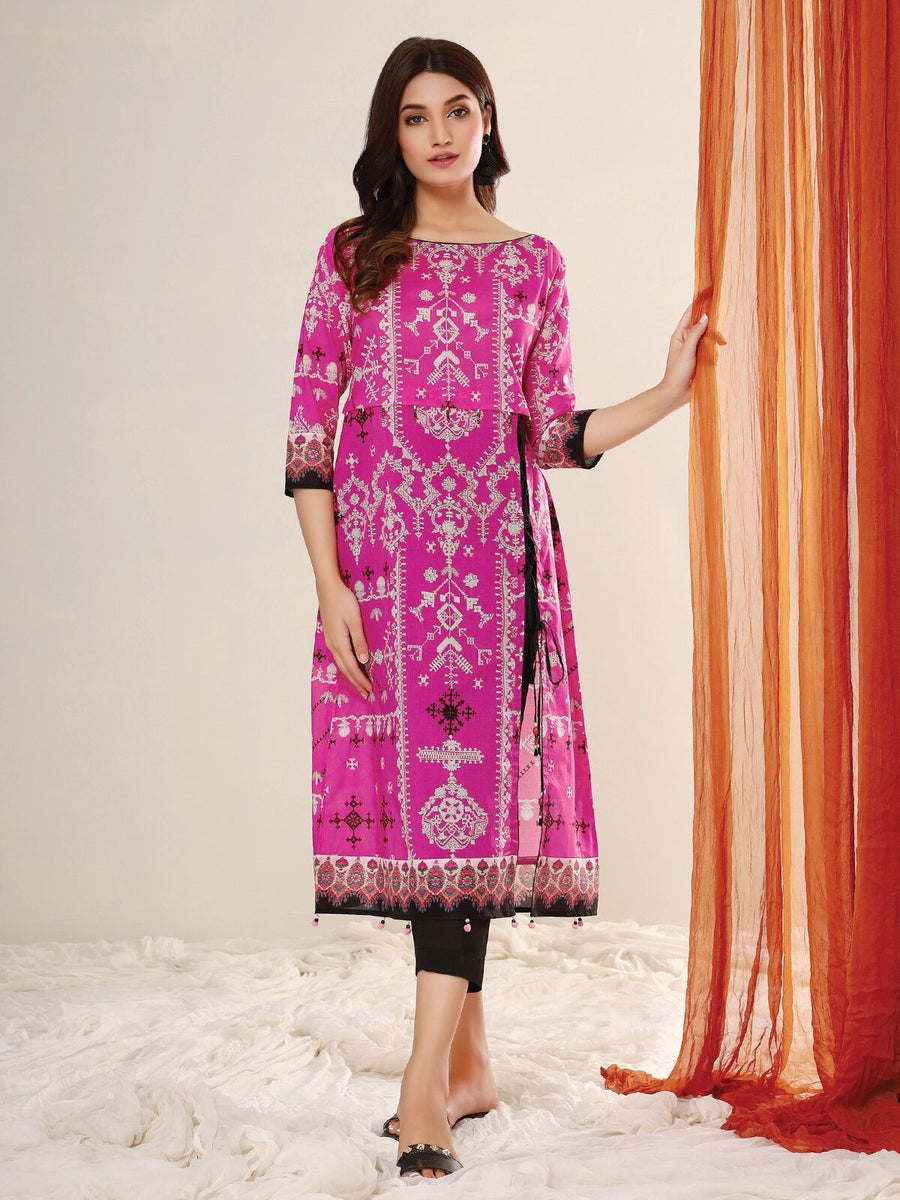 edenrobe Allure Lawn Unstitched 1PCS Printed Shirt EWU21A1-20616 - FaisalFabrics.pk