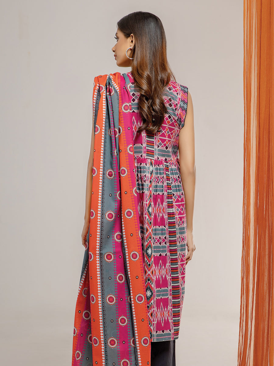 edenrobe Allure Lawn Unstitched 2 Piece Printed Suit EWU21A1-20640 - FaisalFabrics.pk