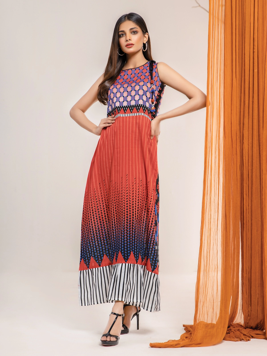 edenrobe Allure Lawn Unstitched 2 Piece Printed Suit EWU21A1-20657 - FaisalFabrics.pk